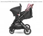 Комбинирана бебешка количка с обръщаща се седалка за деца до 22кг Lorelli Storm, Rose Quartz 10021692381 thumb 5