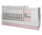 Трансформиращо се детско легло Lorelli MiniMax new, бяло/Orchid Pink, 190/72 см 10150500038A thumb 3