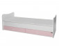 Трансформиращо се детско легло Lorelli MiniMax new, бяло/Orchid Pink, 190/72 см 10150500038A thumb 8