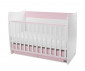 Детско дървено легло Lorelli Matrix New - 10150600038P, 60/120 см, Бяло/Orchid Pink thumb 3