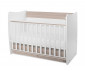 Детско дървено легло Lorelli Matrix New - 10150600044P, 60/120 см, Бяло/Кехлибар thumb 3