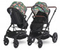 Сгъваема бебешка количка за новородени с тегло до 22 кг. с обръщаща се седалка Lorelli Boston, tropical flowers 10021832388 thumb 7