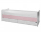 Трансформиращо се детско легло Lorelli Maxi Plus New, бяло/orchid pink, 70/160 см 10150580038P thumb 10
