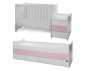 Трансформиращо се детско легло Lorelli Maxi Plus New, бяло/orchid pink, 70/160 см 10150580038P thumb 13