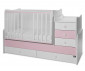 Трансформиращо се детско легло Lorelli Maxi Plus New, бяло/orchid pink, 70/160 см 10150580038P thumb 6