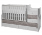 Трансформиращо се детско легло Lorelli Maxi Plus New, бяло/арт, 70/160 см 10150580043P thumb 3