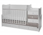 Трансформиращо се детско легло Lorelli Maxi Plus New, бяло/светъл дъб, 70/160 см 10150580045P thumb 3