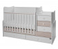 Трансформиращо се детско легло Lorelli Maxi Plus New, бяло/светъл дъб, 70/160 см 10150580045P thumb 4