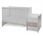 Трансформиращо се детско легло Lorelli Maxi Plus New, бяло/светъл дъб, 70/160 см 10150580045P thumb 7
