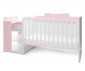 Трансформиращо се бебешко легло Lorelli Multi, цвят бяло/Orchid pink, 190/82 см 10150570038A thumb 2