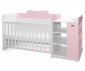 Трансформиращо се бебешко легло Lorelli Multi, цвят бяло/Orchid pink, 190/82 см 10150570038A thumb 4