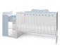 Трансформиращо се бебешко легло Lorelli Multi, цвят бяло/baby blue, 190/82 см 10150570039A thumb 2
