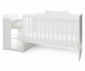 Трансформиращо се бебешко легло Lorelli Multi, цвят бяло/stone grey, 190/82 см 10150570041A thumb 2