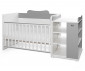 Трансформиращо се бебешко легло Lorelli Multi, цвят бяло/stone grey, 190/82 см 10150570041A thumb 3