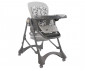 Сгъваемо столче за хранене на дете до 15кг Lorelli Bellissimo, cool grey, еко кожа 10100512325 thumb 2