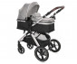 Комбинирана количка с обръщаща се седалка за новородени бебета и деца до 22кг и адаптори Lorelli Viola, Opaline Grey 10021812302A thumb 2