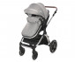 Комбинирана количка с обръщаща се седалка за новородени бебета и деца до 22кг и адаптори Lorelli Viola, Opaline Grey 10021812302A thumb 6