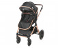 Комбинирана количка с обръщаща се седалка за новородени бебета и деца до 22кг и адаптори Lorelli Viola, Black Diamonds 10021812304A thumb 5