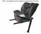 Столче за кола за новородено бебе с тегло до 36кг. с въртяща се функция Lorelli Estate Isofix, I-Size 40-150 см Leg, Black Jasper 10071812401 thumb 5