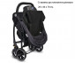 Сгъваема и преносима лятна бебешка количка за новородени с тегло до 22кг Lorelli Fresh, Black Jasper 10021942401 thumb 6