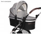 Комбинирана бебешка количка с обръщаща се седалка за деца до 22кг с включени адаптори за столче/кошница за кола Lorelli Glory 2в1, Pearl beige 10021822303A thumb 12