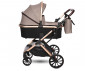 Комбинирана бебешка количка с обръщаща се седалка за деца до 22кг с включени адаптори за столче/кошница за кола Lorelli Glory 2в1, Pearl beige 10021822303A thumb 4