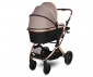 Комбинирана бебешка количка с обръщаща се седалка за деца до 22кг с включени адаптори за столче/кошница за кола Lorelli Glory 2в1, Pearl beige 10021822303A thumb 5