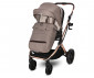 Комбинирана бебешка количка с обръщаща се седалка за деца до 22кг с включени адаптори за столче/кошница за кола Lorelli Glory 2в1, Pearl beige 10021822303A thumb 8