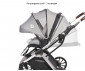 Комбинирана бебешка количка с обръщаща се седалка за деца до 22кг с включени адаптори за столче/кошница за кола Lorelli Glory 2в1, Black diamond 10021822304A thumb 18