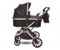 Комбинирана бебешка количка с обръщаща се седалка за деца до 22кг с включени адаптори за столче/кошница за кола Lorelli Glory 2в1, Black diamond 10021822304A thumb 4