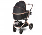 Комбинирана бебешка количка с обръщаща се седалка за деца до 22кг с включени адаптори за столче/кошница за кола Lorelli Glory 2в1, Black diamond 10021822304A thumb 5