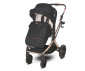 Комбинирана бебешка количка с обръщаща се седалка за деца до 22кг с включени адаптори за столче/кошница за кола Lorelli Glory 2в1, Black diamond 10021822304A thumb 6