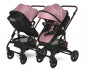 Комбинирана количка с обръщаща се седалка за новородени бебета и деца до 15кг с включени адаптори за столче/кошница за кола Lorelli Alba Premium, Pink 10021422301A thumb 7