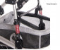 Комбинирана количка с обръщаща се седалка за новородени бебета и деца до 15кг с включени адаптори за столче/кошница за кола Lorelli Alba Premium, Opaline grey 10021422302A thumb 14