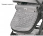 Комбинирана количка с обръщаща се седалка за новородени бебета и деца до 15кг с включени адаптори за столче/кошница за кола Lorelli Alba Premium, Opaline grey 10021422302A thumb 18