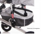Комбинирана количка с обръщаща се седалка за новородени бебета и деца до 15кг с включени адаптори за столче/кошница за кола Lorelli Alba Premium, Opaline grey 10021422302A thumb 20