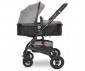 Комбинирана количка с обръщаща се седалка за новородени бебета и деца до 15кг с включени адаптори за столче/кошница за кола Lorelli Alba Premium, Opaline grey 10021422302A thumb 3