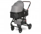 Комбинирана количка с обръщаща се седалка за новородени бебета и деца до 15кг с включени адаптори за столче/кошница за кола Lorelli Alba Premium, Opaline grey 10021422302A thumb 5