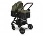 Комбинирана количка с обръщаща се седалка за новородени бебета и деца до 15кг с включени адаптори за столче/кошница за кола Lorelli Alba Premium, Loden Green 10021422383A thumb 2