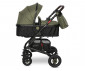 Комбинирана количка с обръщаща се седалка за новородени бебета и деца до 15кг с включени адаптори за столче/кошница за кола Lorelli Alba Premium, Loden Green 10021422383A thumb 3