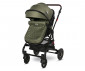 Комбинирана количка с обръщаща се седалка за новородени бебета и деца до 15кг с включени адаптори за столче/кошница за кола Lorelli Alba Premium, Loden Green 10021422383A thumb 7