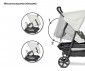 Сгъваема и преносима лятна бебешка количка от 6м+ до 15кг Lorelli Rome, Grey Icy 10021962502 thumb 3