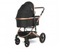 Сгъваема бебешка количка за новородени с тегло до 22 кг. с включени адаптори и с обръщаща се седалка Lorelli Boston, Black 10021832305A thumb 5