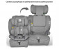 Столче за кола за бебе с тегло до 36кг. Lorelli Rio, Isofix, 76-150 см, Grey 10071962406 thumb 3