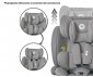 Столче за кола за бебе с тегло до 36кг. Lorelli Rio, Isofix, 76-150 см, Grey 10071962406 thumb 7