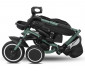 Триколка със сенник, с родителски контрол и обръщаща се седалка Lorelli Freccia, Black/Green 10050670002 thumb 5