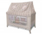 Детска преносима кошара на 2 нива с покривало за спане и игра Lorelli Sweet Home, Beige 10080652507 thumb 2