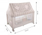 Детска преносима кошара на 2 нива с покривало за спане и игра Lorelli Sweet Home, Beige 10080652507 thumb 23