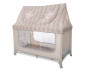 Детска преносима кошара на 2 нива с покривало за спане и игра Lorelli Sweet Home, Beige 10080652507 thumb 8