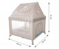 Детска преносима кошара с покривало за игра Lorelli My Place 100/100 см, Beige 10080642507 thumb 18
